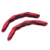2PCs Car Steering Wheel Cover Segmented Protector Anti Skid Replacement