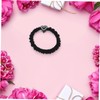 TOVINANNA 5pcs Thick Elastic Hair Ties with Heart Design for