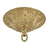 B&P Lamp® Heavy, Antique Style Cast Brass Canopy Kit, 5