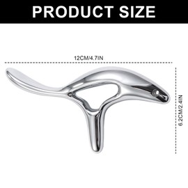 Drei Spitzen Triggerpunkt Massagegerät aus Zinklegierung Für gezielte Muskelentspannung & Meridianmassage