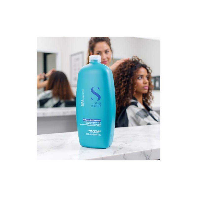 Alfaparf Milano, Semi Di Lino Curls, acondicionador para cabello rizado,