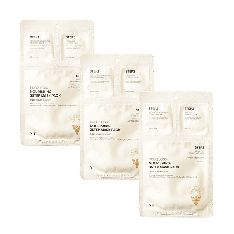 VT Progress Nourishing 3 Step Mask Pack (3 packs) /