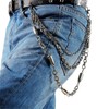 JAZTAKU Punk Spike Pant Chain for Men Waist Chain Emo