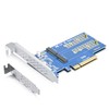 10Gtek PCIe 3.0 to NVMe (4) M.2 Converter Adapter for