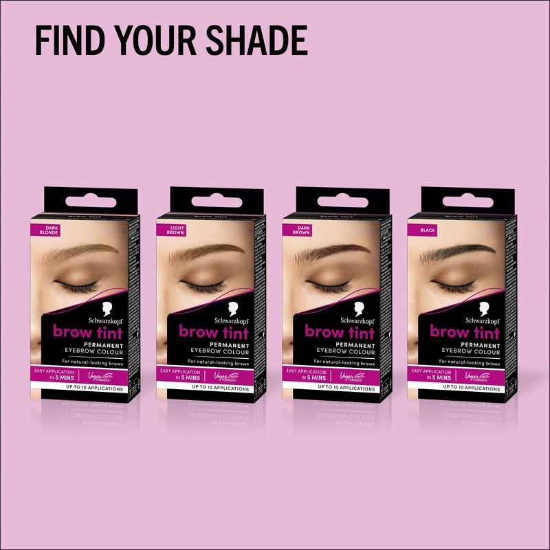 Schwarzkopf Brow Tint Professional formula Eyebrow Dye Brow Tinting Kit