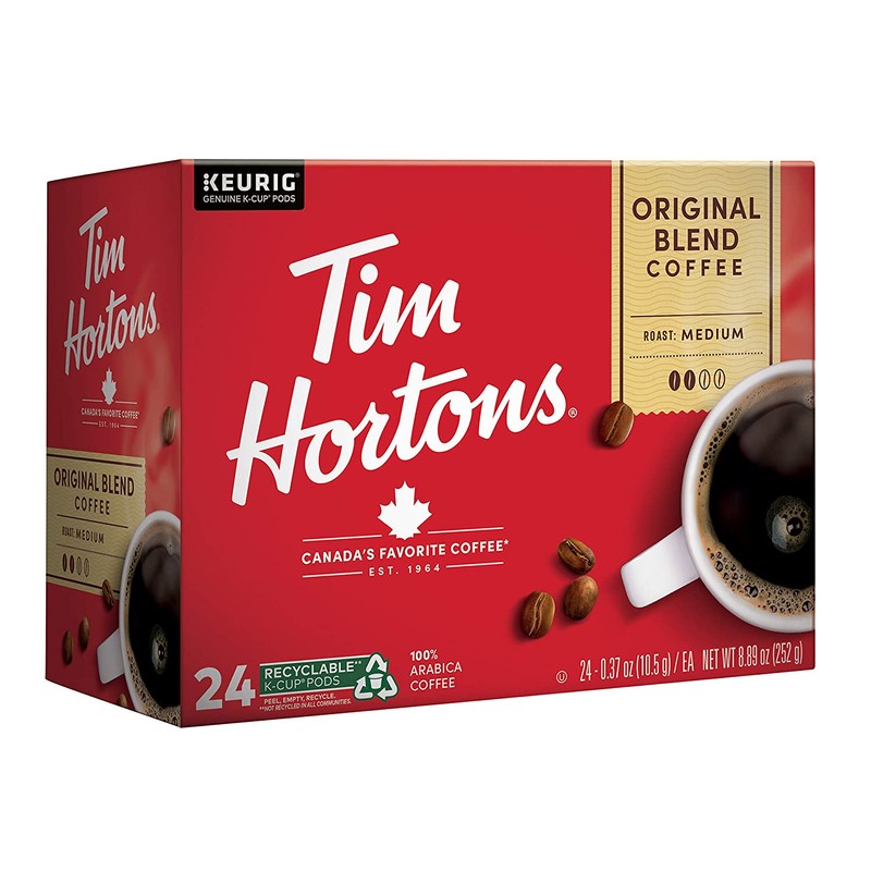 Tim Horton's Single Serve Coffee Cups, Original Blend, 24 Count