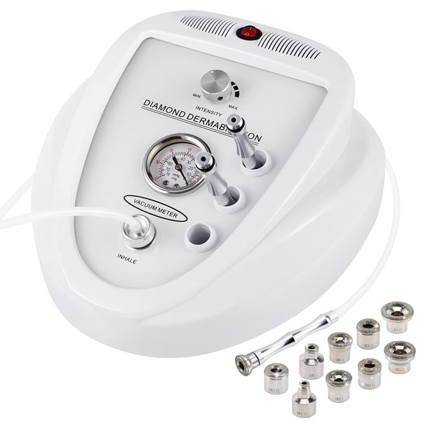 Upgraded Diamond Microdermabrasion Machine, Beauty Star Professional Diamond Dermabrasion Facial Devices at Home(65-68cmHg Suction Power)