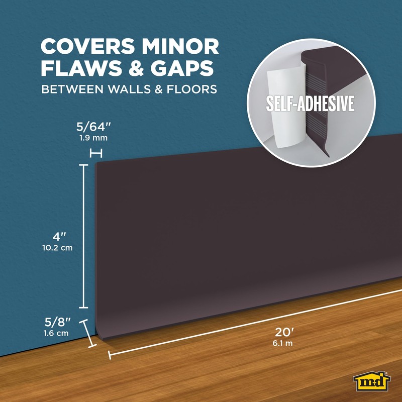 M-D Building Products 93161 4 in. x 20 ft. Brown