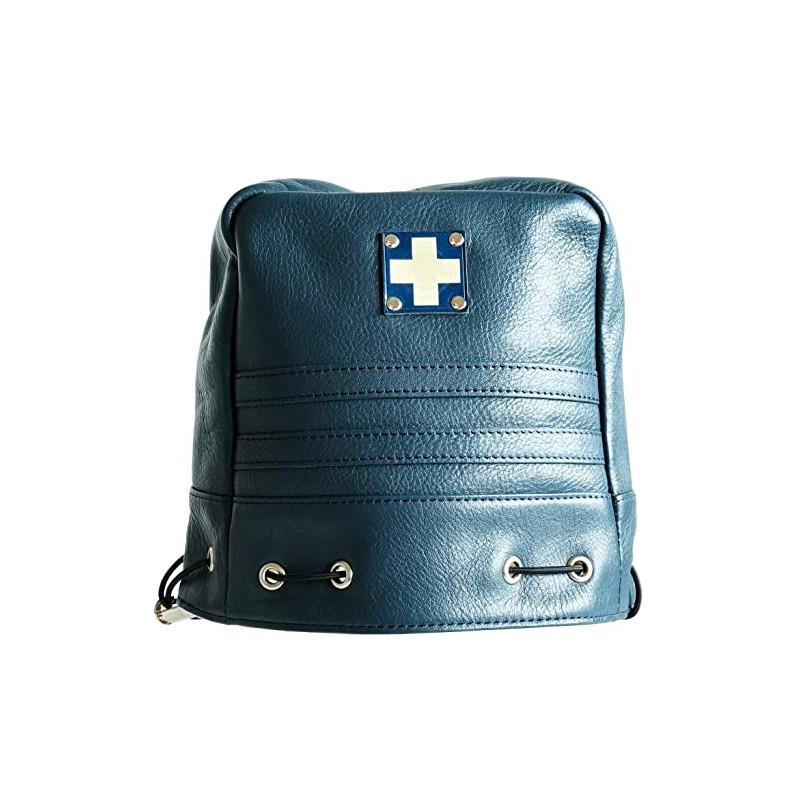 KinoshoTRANSIT Genuine Leather Iron Cover 2023 Model KHG-IR01M (26 Navy/Navy)