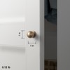 Goo-Ki 6 Pack Champagne Bronze Kitchen Cabinet Knobs,Modern Drawer Pulls,1