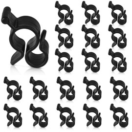 Awning Hooks, Pack of 20 Piping Strip Hooks, RV Awning Hooks, S Shaped Hooks, Awning Hooks, Awning Hooks, for Motorhome, Caravan, Indoor and Outdoor Decoration, Black