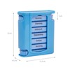 WELLGRO 7-Day Pill Box 4 Compartments per Day 11 Colours