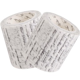 TEHAUX 2rolls Washi Tape Vintage Masking Tape for Scrapbooking Diary and DIY Crafts Easy to Use Unique Design for Creative Projects