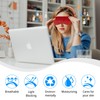 1 Pack Sleep Mask, Silk Eye Mask with Elastic Strap,