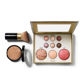 LAURA GELLER NEW YORK Kit de inicio horneado - Base correctora horneada Balance-n-Brighten, tamaño mediano + Lo mejor de lo mejor Paleta facial Tuscan