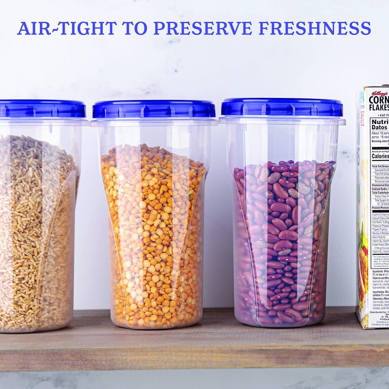 PLASTICPRO 48 Ounce Twist Top Deli Containers Clear bottom With