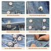 EAEDMY 72PCS Pants Waist Tightener for Jean, Adjustable Pants Button