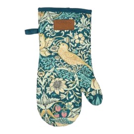 Auntie Morags Morris & Co Strawberry Thief Gauntlet - Teal