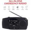 Jectse Emergency Solar Hand Crank Radio with Bright LED Flashlight
