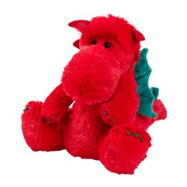 Warmies Plush Welsh Red Dragon Microwavable Weighted Teddy with French Lavender Scent, Hot or Cold for Cool Relaxation and Warm Relief