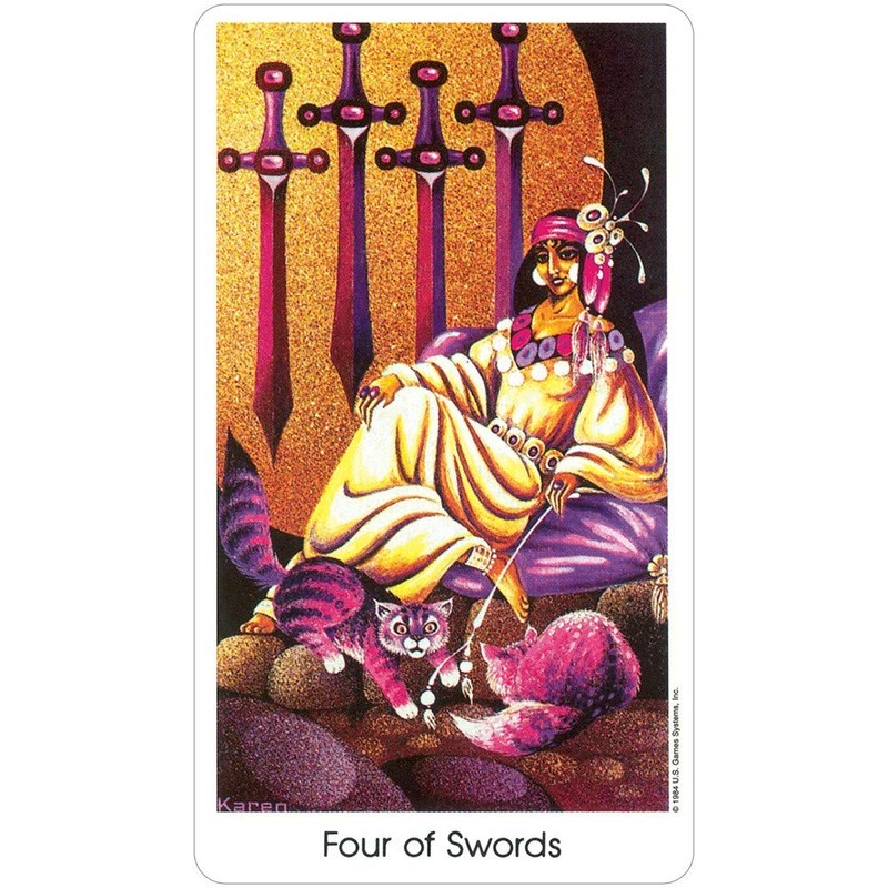 Sage Cauldron Cat People Tarot Deck by Kuykendall, Karen