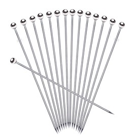 SOGEWO 8" Stainless Steel Cocktail Picks, Bloody Mary Skewers (8inch, Set of 15 )