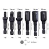 6PCS Air Screwdriver Socket 1/4 Inch Shank for In&amp;External Double