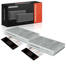Frankberg 2 x Cabin Air Filter Pollen Filter with Activated Carbon Compatible with Juke F15 Pulsar Hatchback C13 Fluence L3 M.e.g.a.n.e III Hatchback B3 BZ0/1 Replace# 271T200A00