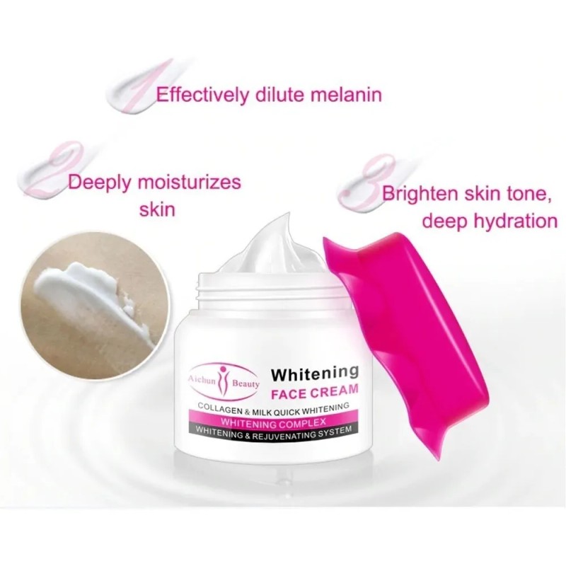 Set Crema Facial Aclarante + Crema Axilas Blanqueadora Full