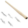 6-Piece Calligraphy Set with Standardgraph and Drawing Nibs