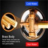2/3/4/5 Way Solid Brass Mixer Shower Tap,Cold & Hot Water