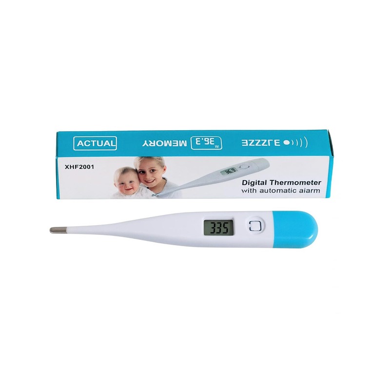 FARMADAR Termometro Digital Lcd Clinico Oral Axilar Tipo Pluma 5