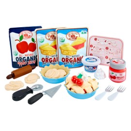 Little Tikes Creative Chefs Pie Kit with Make-It Mix Play Sand, 22 Accessories, Ages 3+