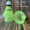 LIUTOVO 24 Packs Nylon Badminton Shuttlecocks Birdies Nylon Feather Shuttlecocks