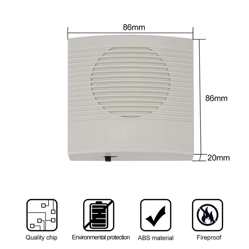 KDL Wired Doorbell Chime DC 12V Electronic Doorbell 3 Ringtones