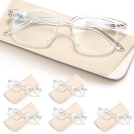 NOVIVON 6 Pack Reading Glasses with 6 Cases – Blue Light Blocking Readers for Women & Men, Computer eye glasses, Cheaters