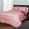 Lush Decor Star Quilt - Reversible 2 Piece Pattern Striped