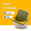 Babadoh BIG Silicone Pizza Dough Proofing Containers with Lids |