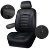 CAR PASS 3D Foam PU Leather Car Seat Covers, Universal