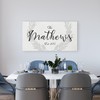Custom Family Last Name - Monogram Letters Wall Decor &