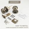 Probrico Entrance Door Knobs Door Lock Keyed Alike Lockset Antique