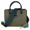 A ALLZEDREAM Women's Office Modern, Dark green leather end