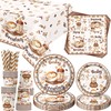 A Baby is Brewing Tableware Set, Coffee Theme Baby Shower