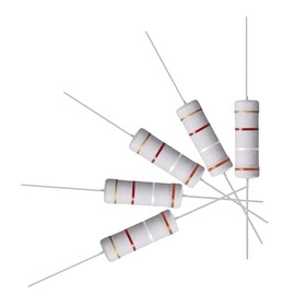 sourcing map Metal Oxide Film Resistor Axial Cable 3.9 KOhm ± 5% Tolerance Pack of 10