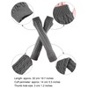 Bememo 3 Pairs Arm Warmers Long Fingerless Gloves Knit Wrist