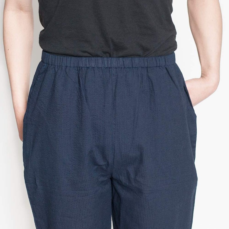 Men’s Jinbei Shirt and Shorts Set, Summer, Henley Neckline, Cotton-Linen,