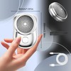 Mini-Shave Portable Electric Shaver,mini shavers for Men,Travel-Friendly mini Shaver (Silver)
