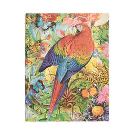 Tropical Garden (Nature Montages) Ultra Unlined Journal: Hardcover, 120 gsm, Ribbon Marker, Memento Pouch, Elastic Closure