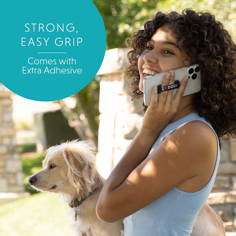 LOVEHANDLE Universal Phone Grip for Smartphones & Mini Tablets -