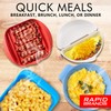 Rapid Brands Deluxe 9-Piece Microwave Cookware & Dinnerware Set |